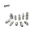 factory  certificated compression straight npt bsp male connector air steam pipe fittings/ straight union tube fittings